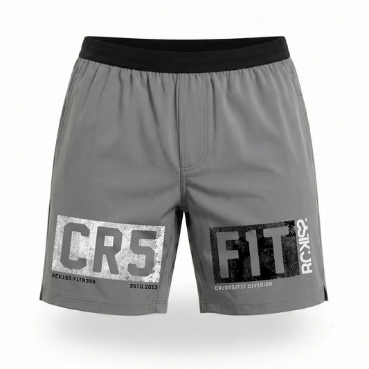 Short RCKISS CF Series BANDOLERO color Gris, vista frontal sin modelo