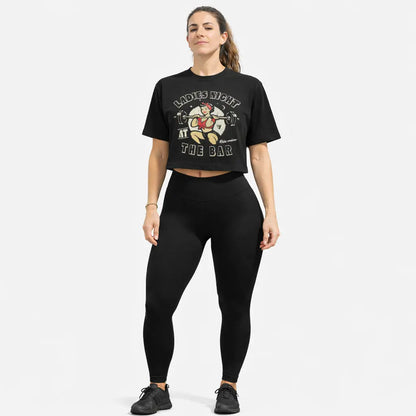 LADIES AT BAR CROP TOP