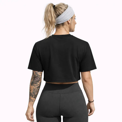 MUSCLE & MAKEUP CROP TOP