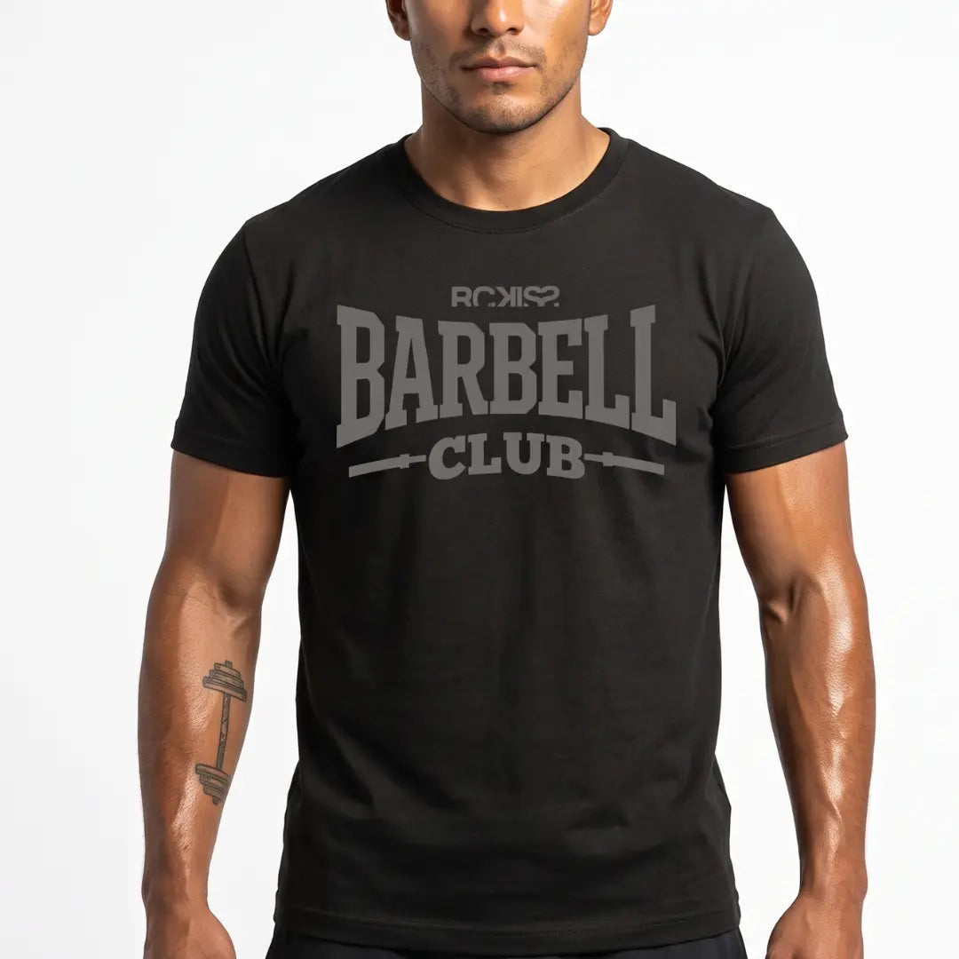 PLAYERA VINTAGE BARBELL